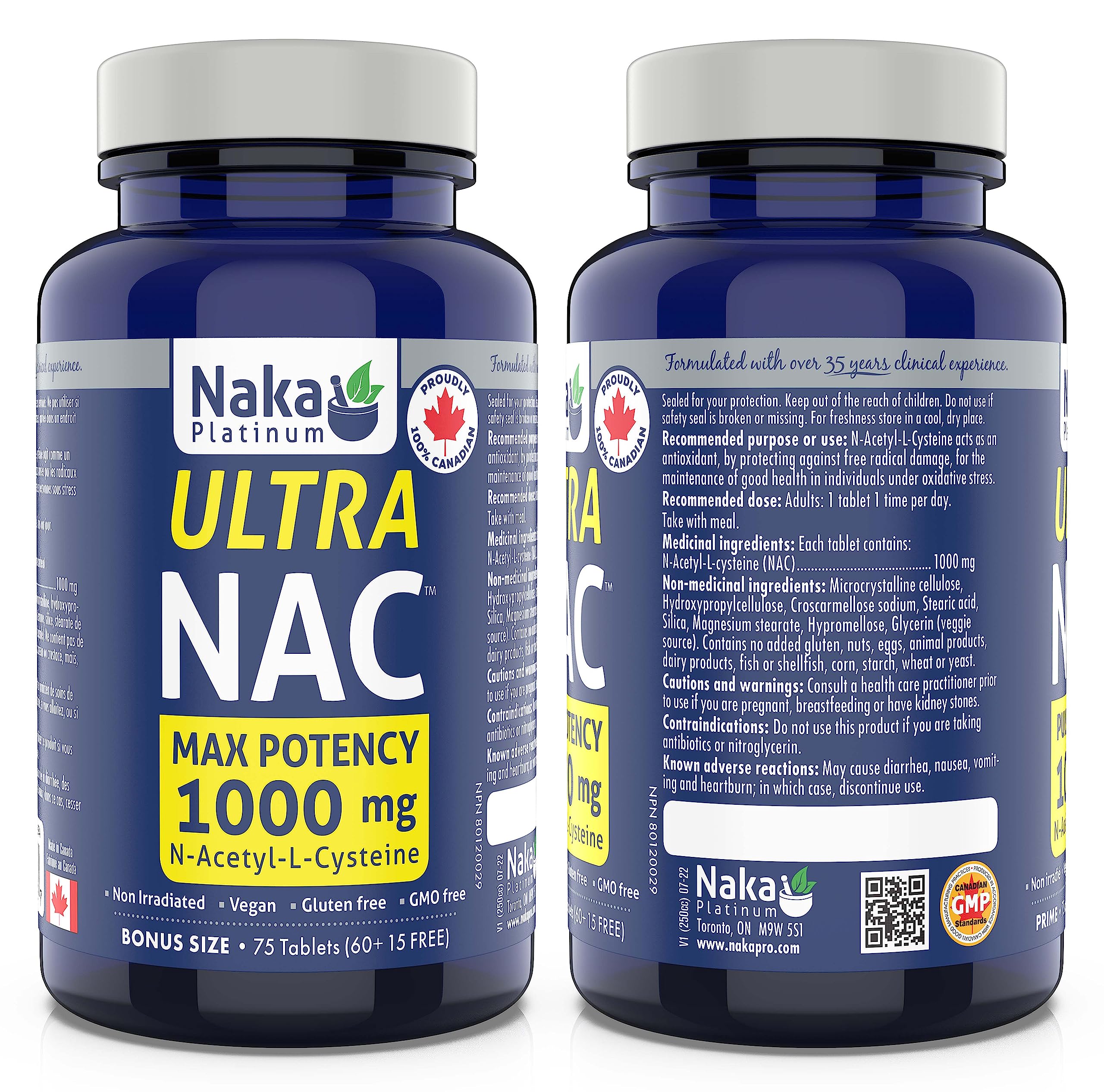 NAC N-アセチルシステイン 1000mg 120タブレット 5本セット