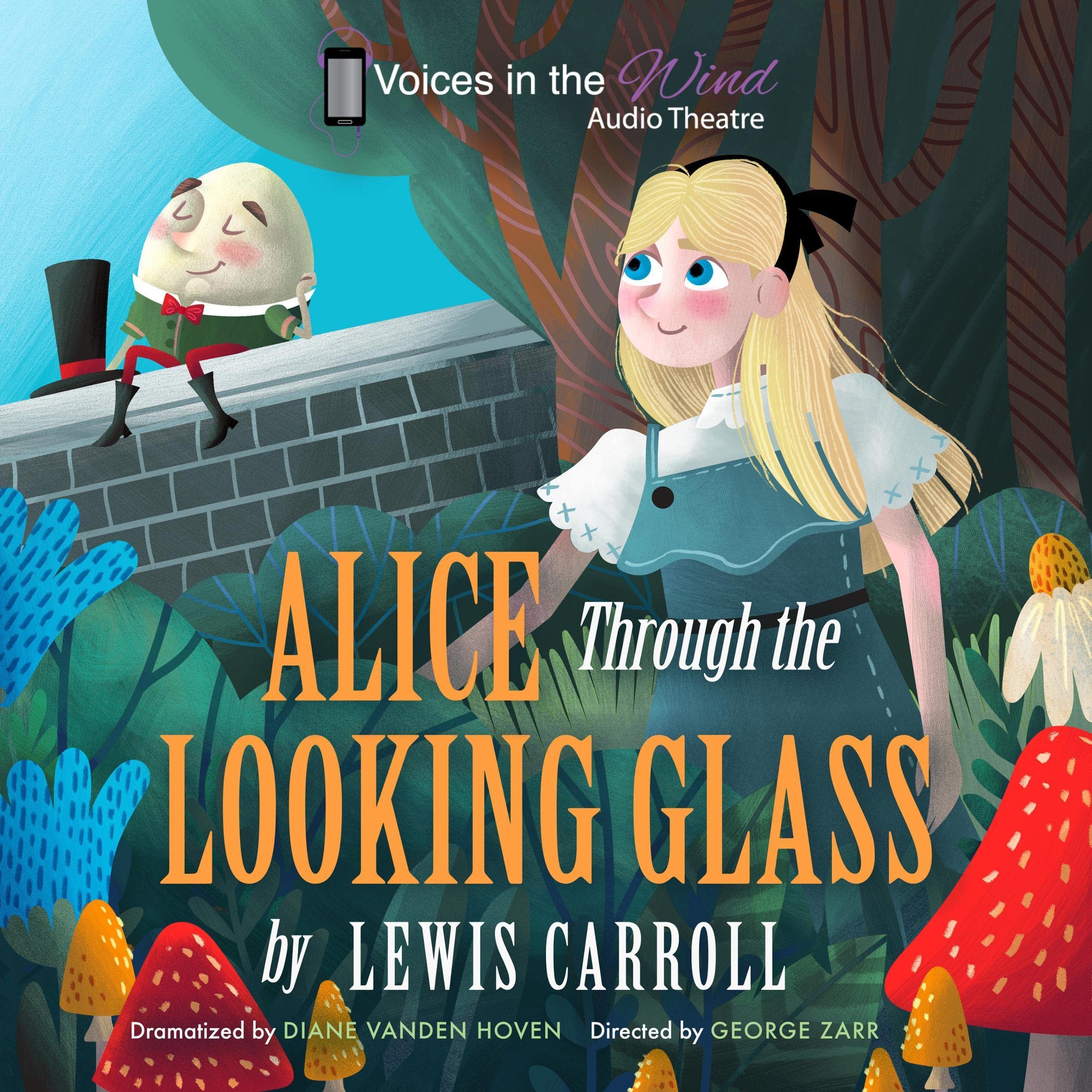 Cover art for Alice Through the Looking-Glass (Dramatized)
