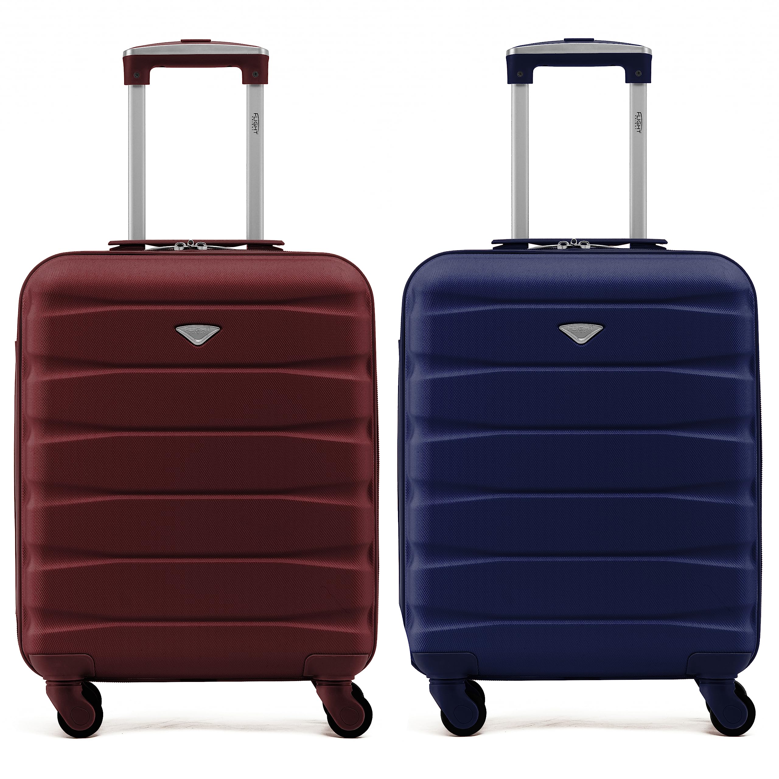 Flight Knight Suitcase Set of 2 Lightweight 4 Wheel ABS Hard Case Cabin Carry On Hand Luggage Approved for Over 100 Airlines Including easyJet, British Airways, Ryanair & Many More 55x35x20cm — view 66
