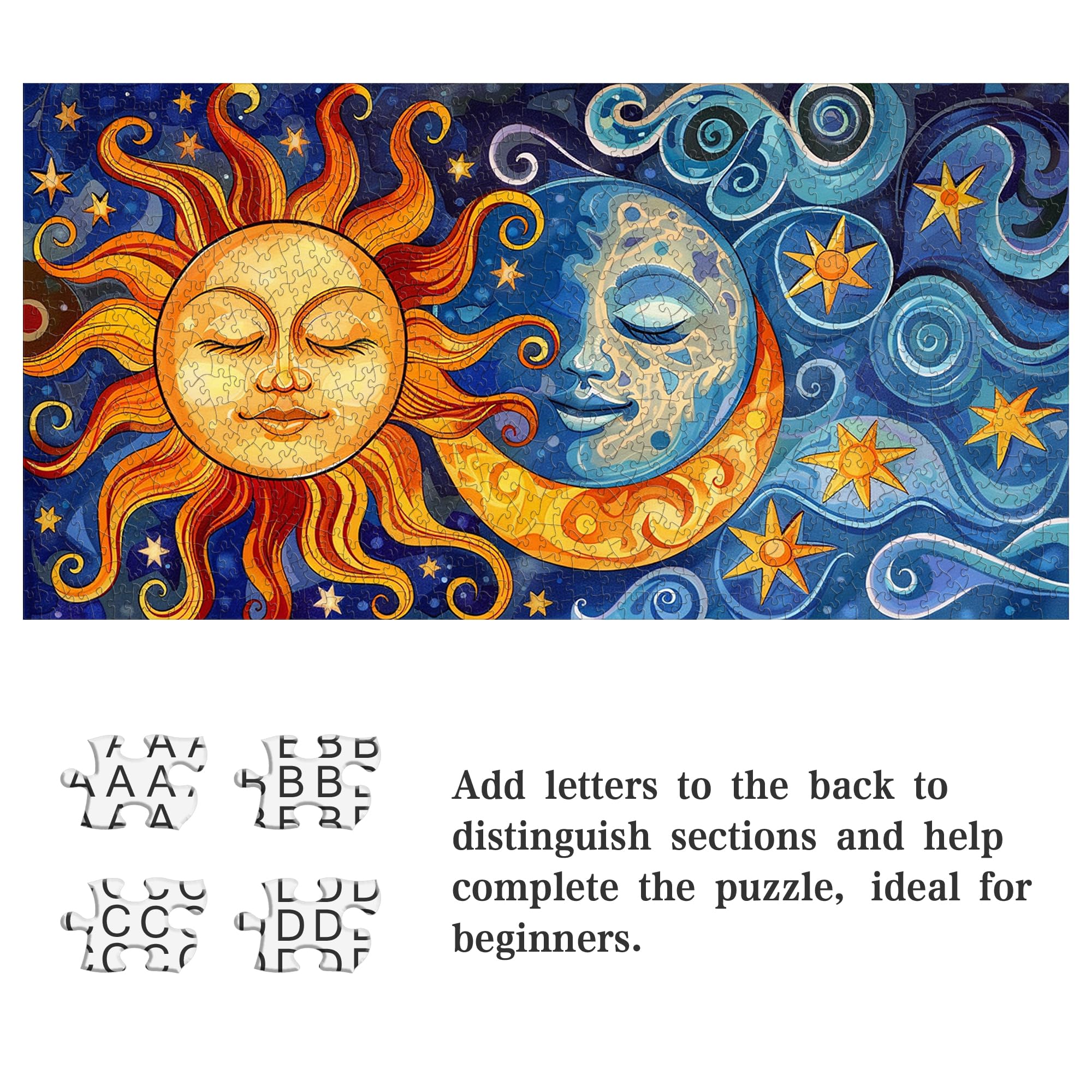 Ginfonr 1000 Piece Jigsaw Puzzles for Adults, CELESTIAL HARMONY - Image 4