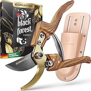 Tesoura de poda profissional de 20 cm com cabo ergonômico anti‑vibração