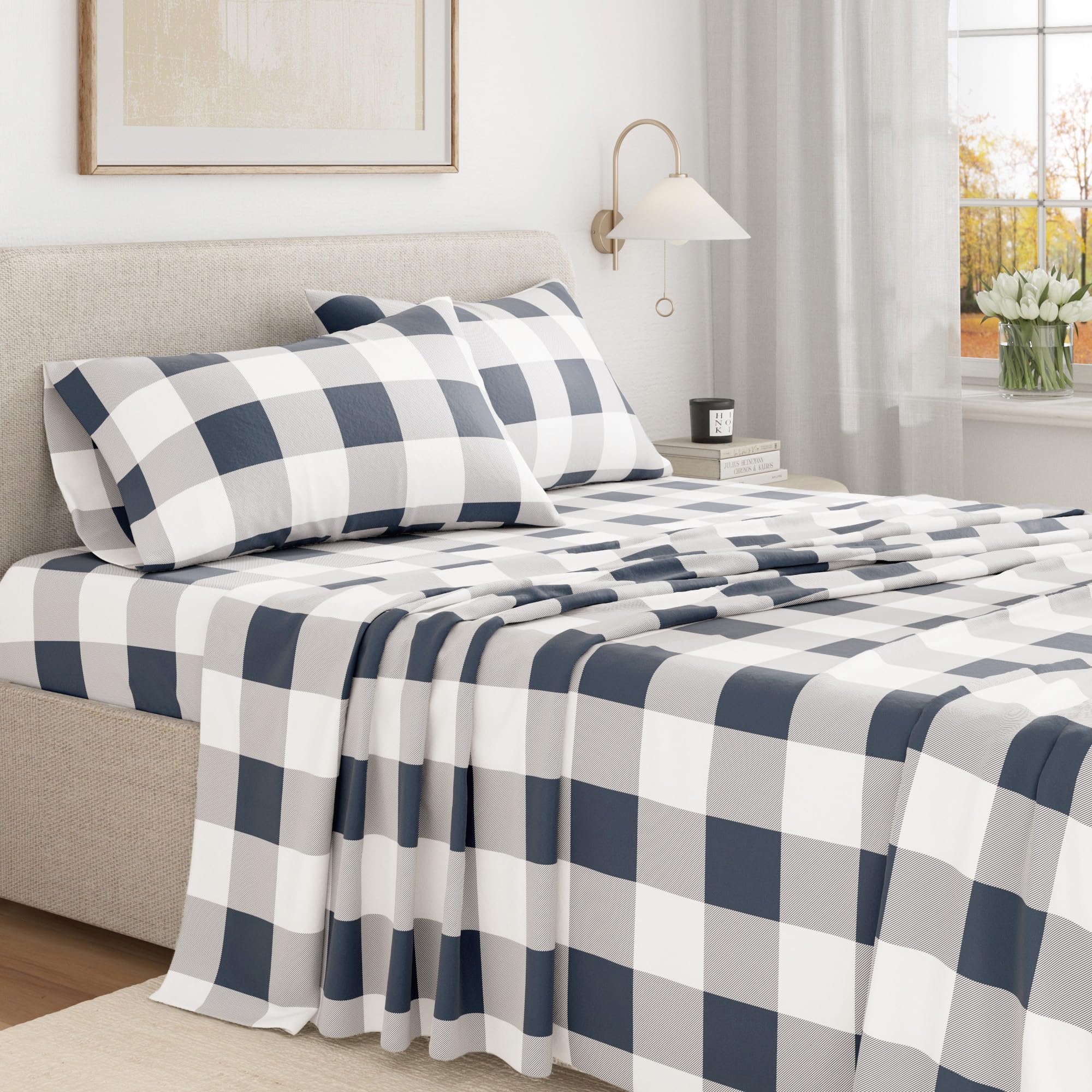 Good Morning Hoeslaken Katoen Renforcé 30cm Hoekhoogte - denim