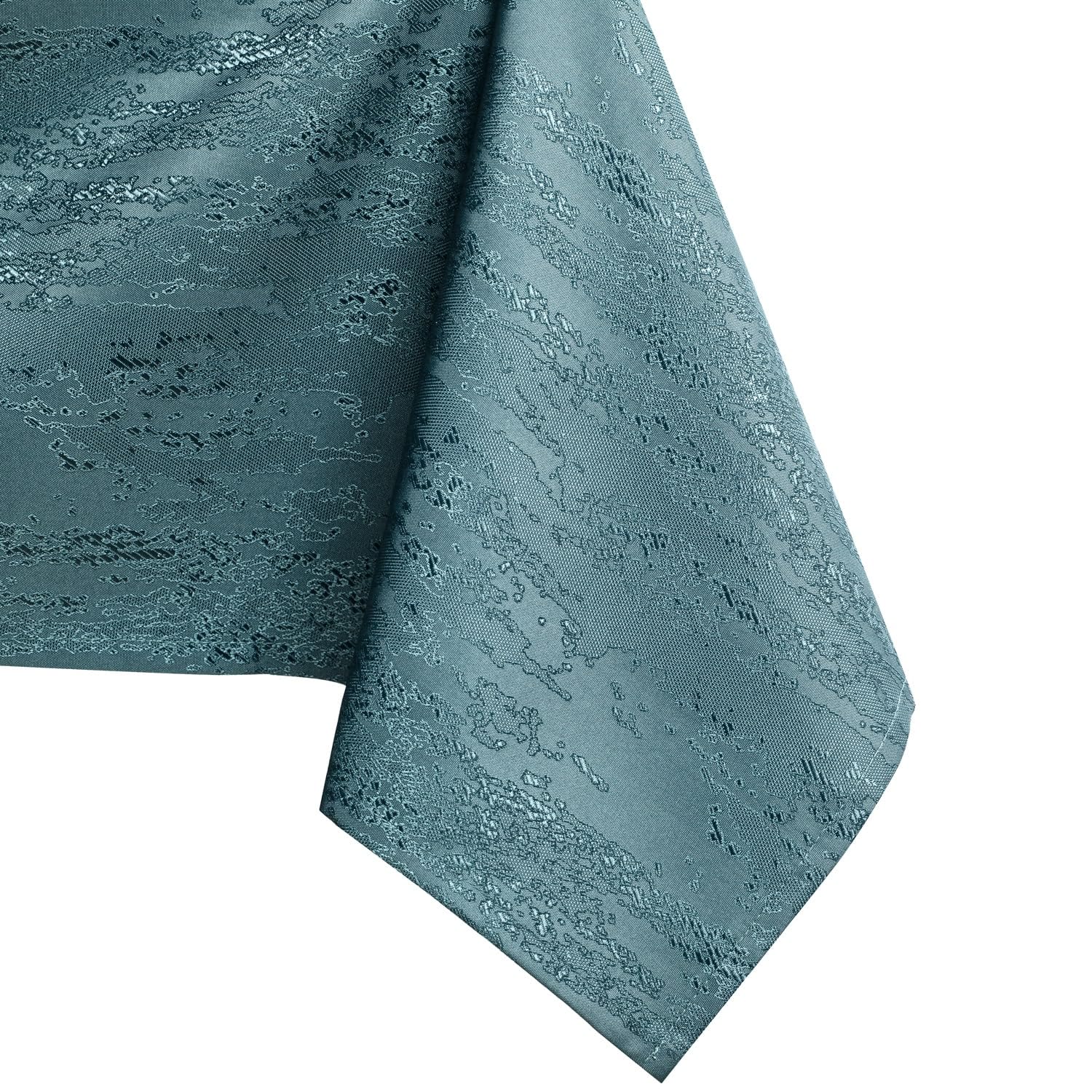 AmeliaHome Tischdecke 140x400 cm Tischtuch Tafeldecke Fleckschutz Lotuseffekt Abwaschbar Wasserabweisend Ornament Vesta Petrol