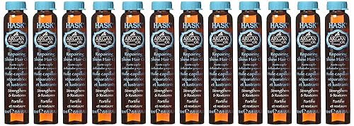 Miniatura 3 de Hask Aceite de argán reparador de aceite para el cabello 58 oz paquete de 12
