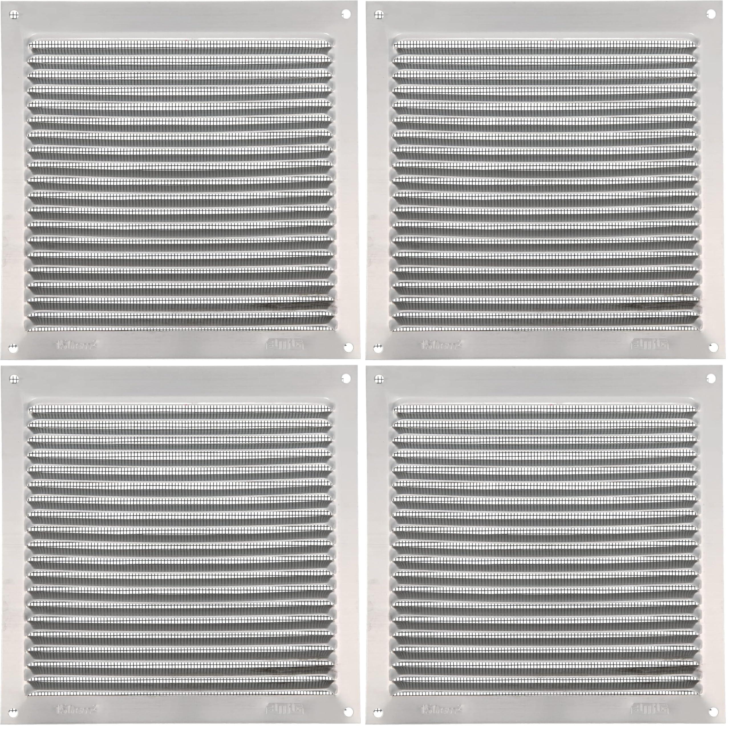 Grille de ventilation Amig lot de 4 pour l'aération de la cuisine