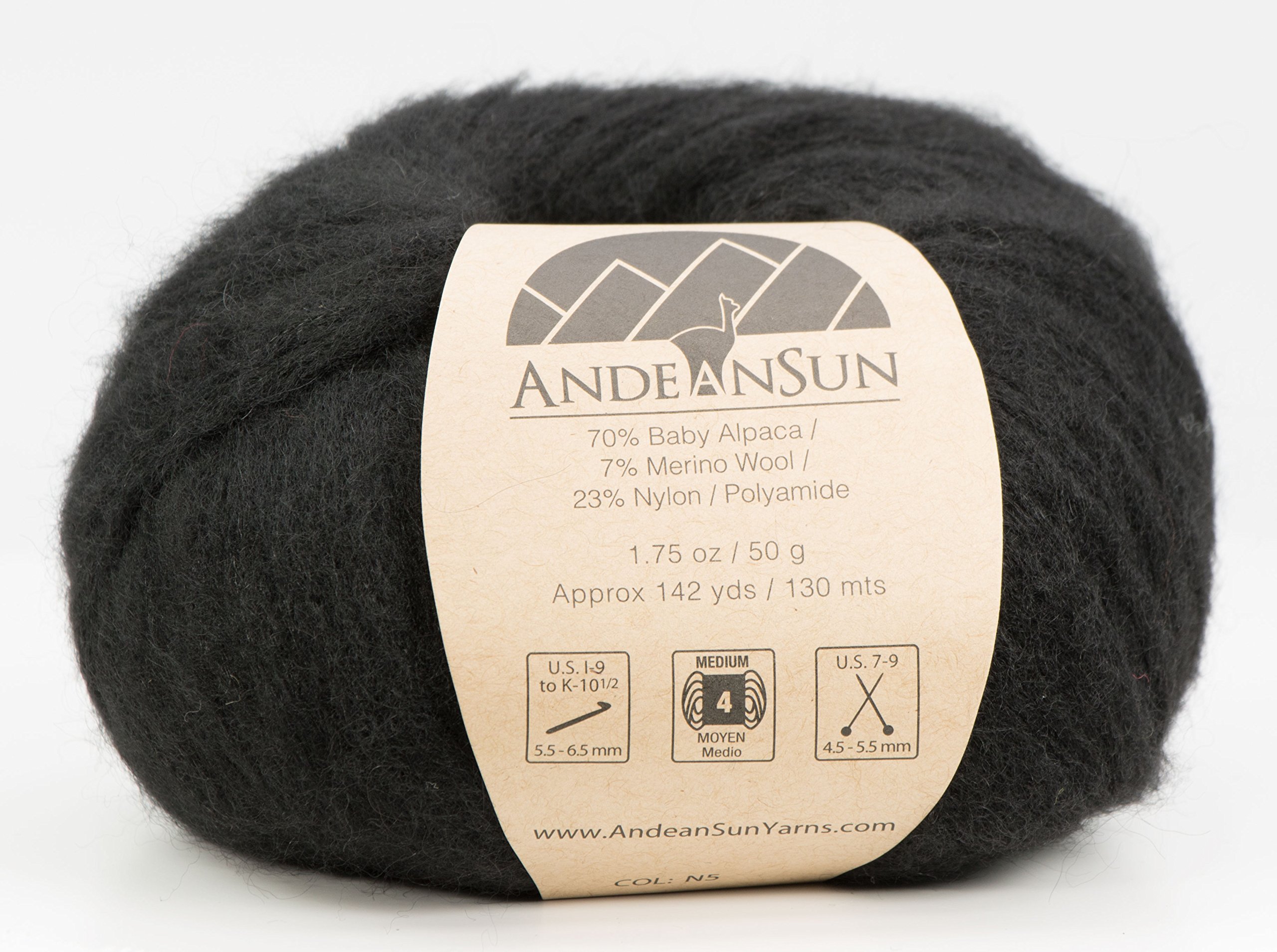 4 Pelotes De Laine Alpaga Et Laine Noire - 150g Chacune - Pour Bonnet, écharpe, Tricot