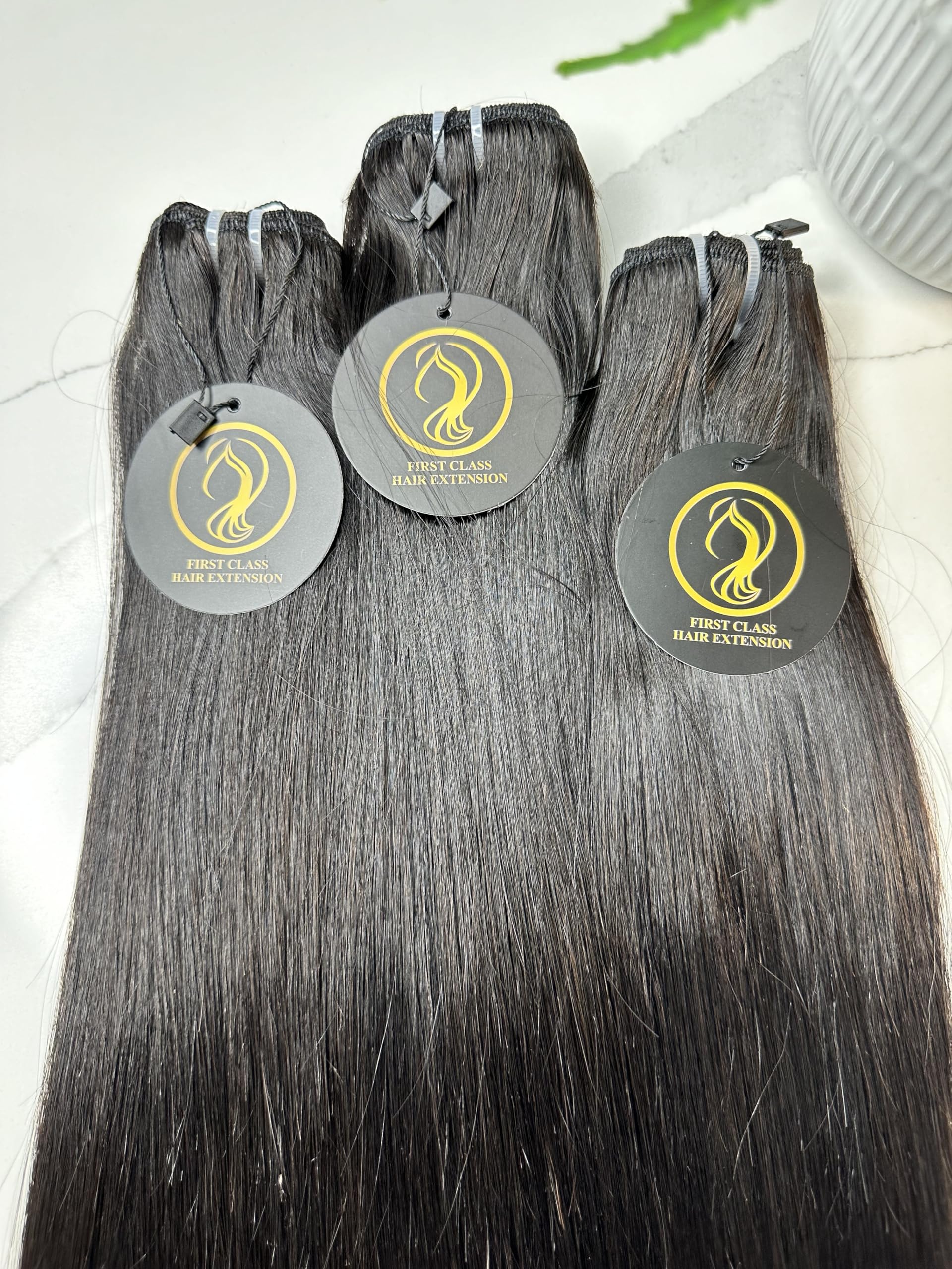 Generic Hair extensions sewing black B1 straight (18)