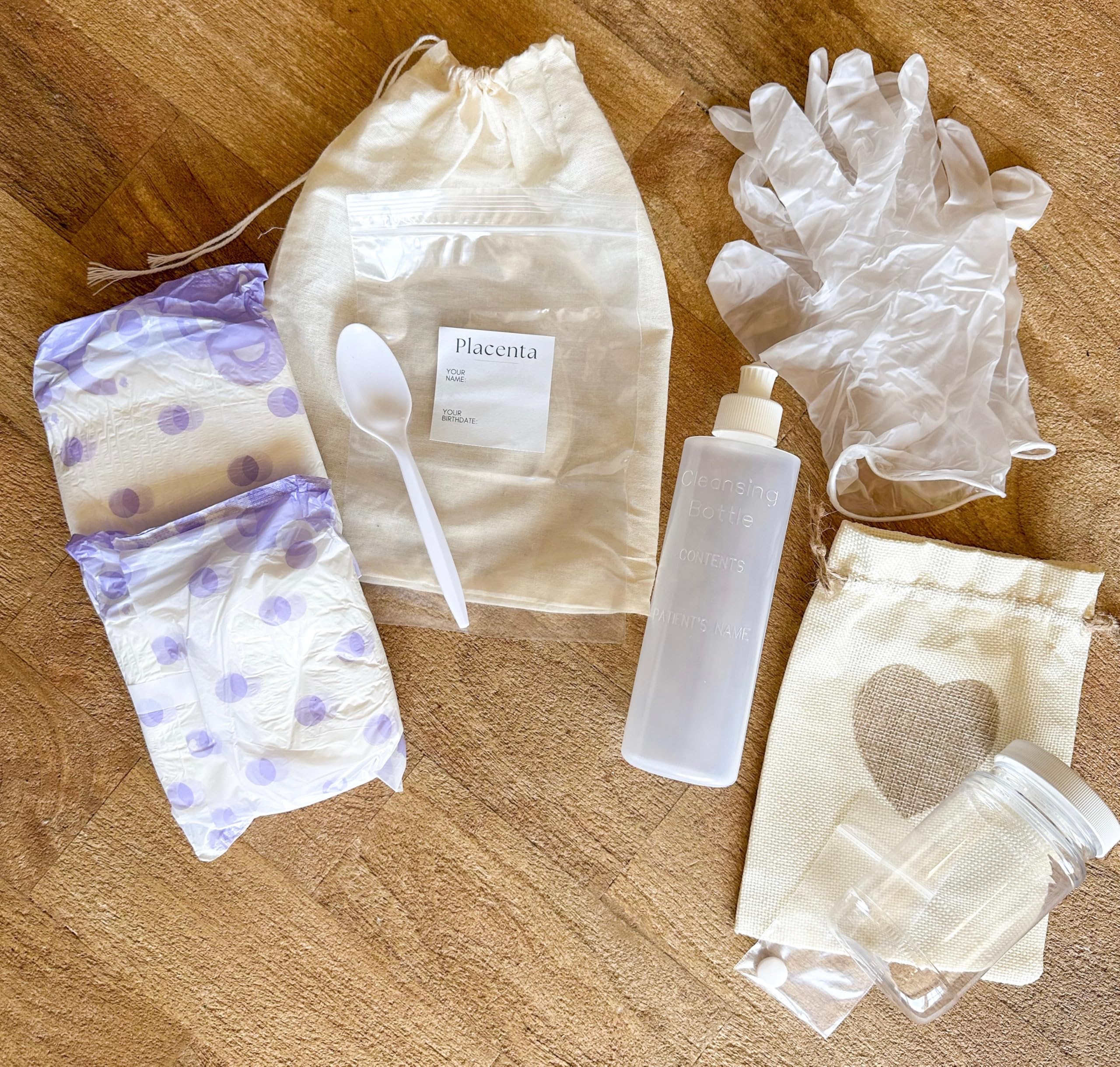 Miscarriage Kit-Kit with Supplies, Educational Materials, and Care Items for Women Experiencing First Trimester Pregnancy Loss (Dark Skin Tone)