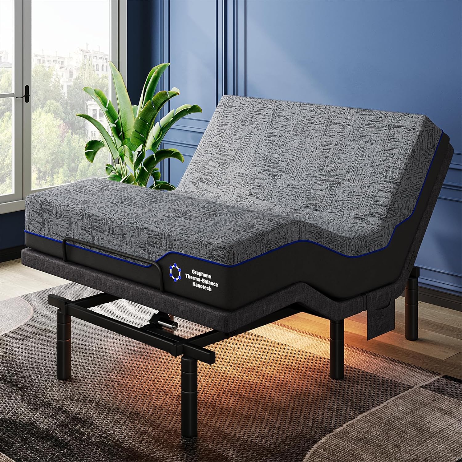 Pipishell Full Adjustable Bed Frame