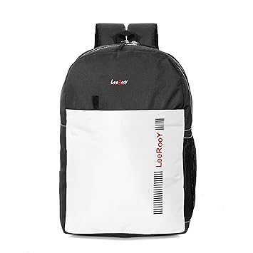 LeeRooy Canvas 30 Liter(White) Laptop Backpack Traveling School College Office Casual Bags for Mens Women Boys Girls Unisex Waterproof 15.6 INCH (BG10WHITE)1