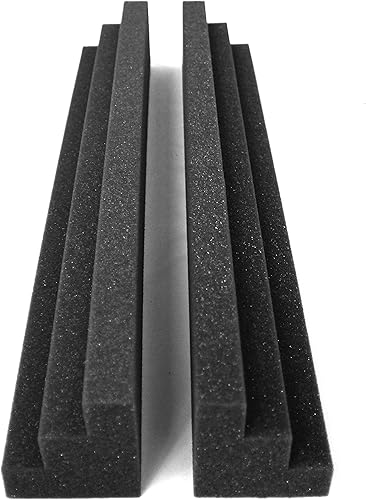 Miniatura 4 de Column - Cuña acústica para estudio de espuma insonorizada, con acabado de bloque de esquina, para estudios o cine en casa (paquete de 8) - Color