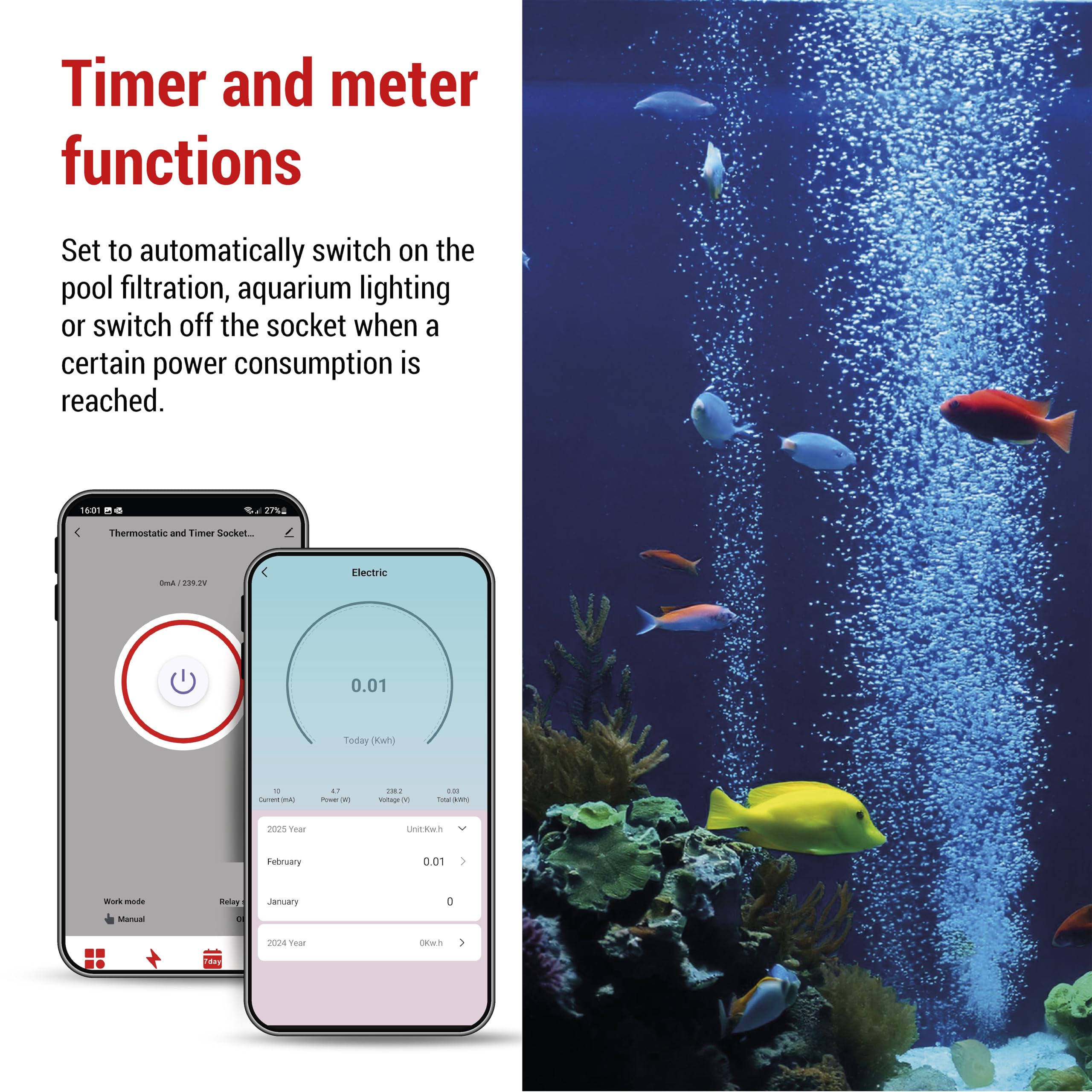 EMOS GoSmart - Thermostat et minuterie de Prise 2en1 avec app - régulateur de température ambiante numérique Smart Home et Prise de Courant avec minuterie pour Le Chauffage et la climatisation