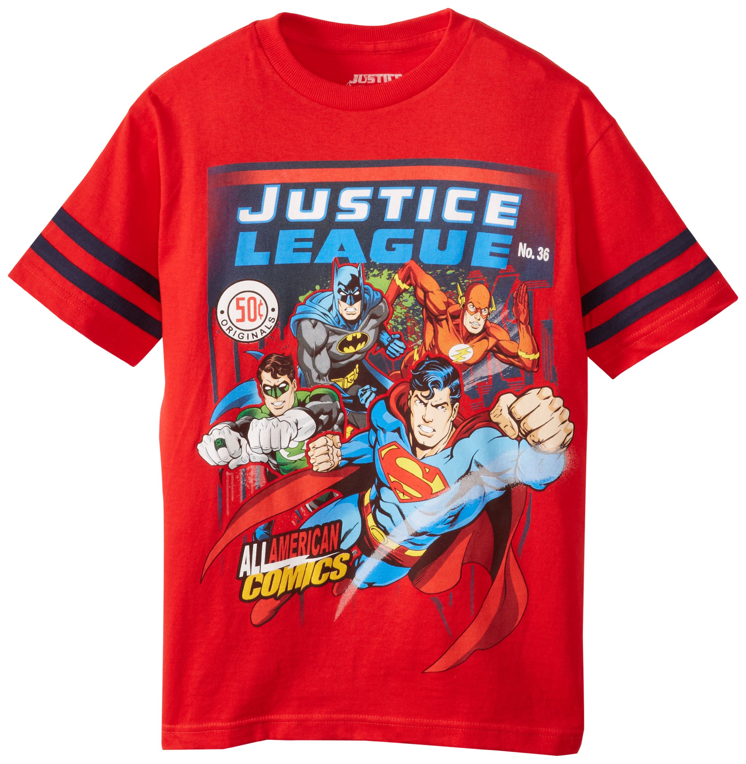 DC Comics Boys' Justice League All American T-Shirt