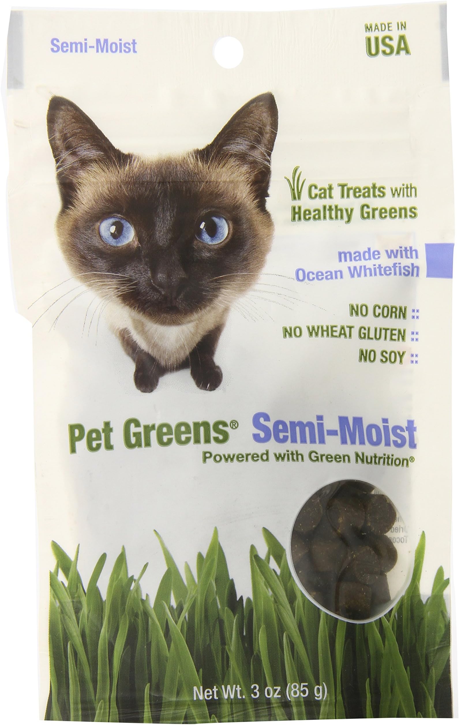 Bellrock Growers Pet Greens Semi-Moist Ocean Whitefish Cat Treat