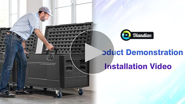 ROAD RADY ケース Amazon.com: Diandian Utility Cable Trunk Road Case with Wheels, 35