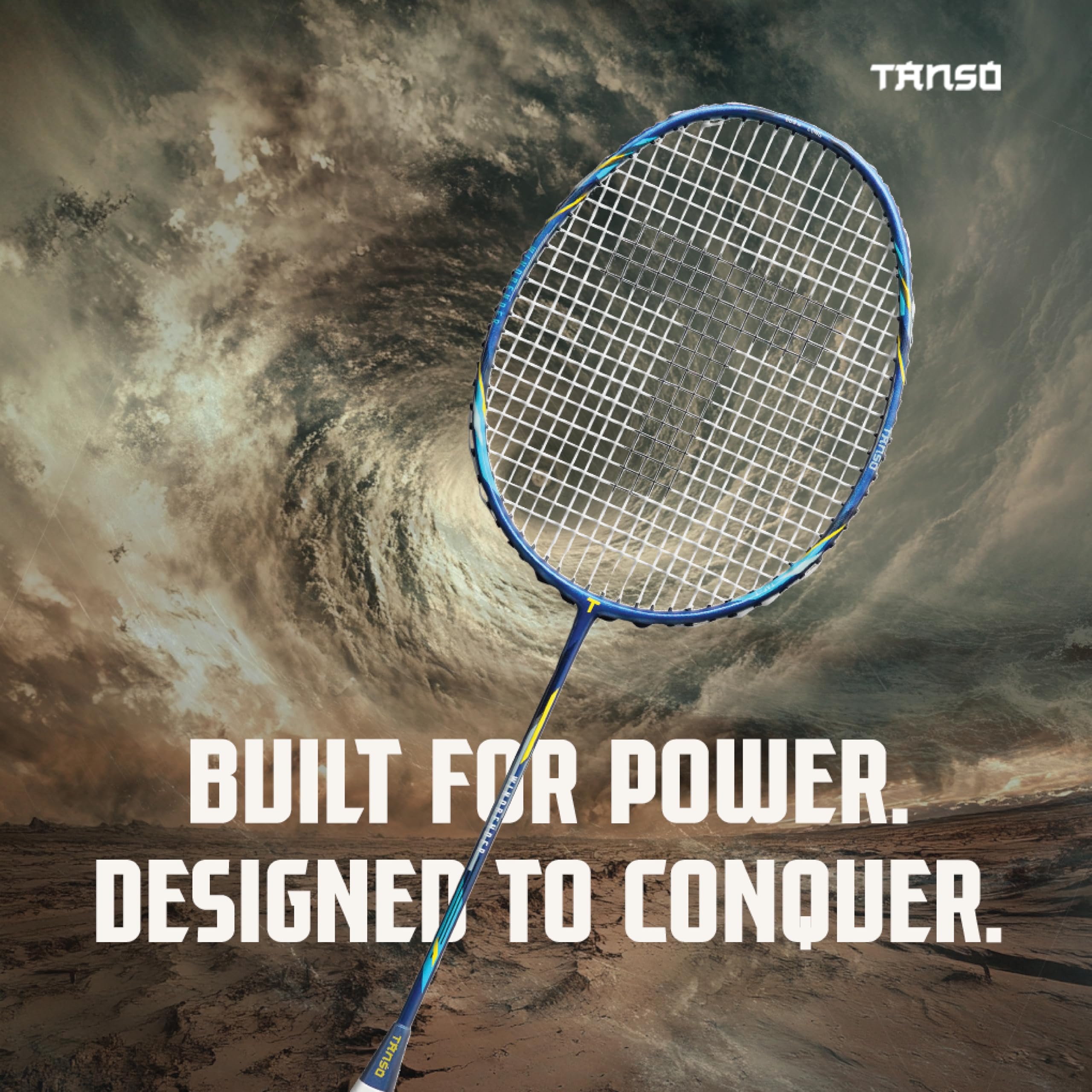 TANSO Windbender Full Graphite Ultra Light Weight Badminton