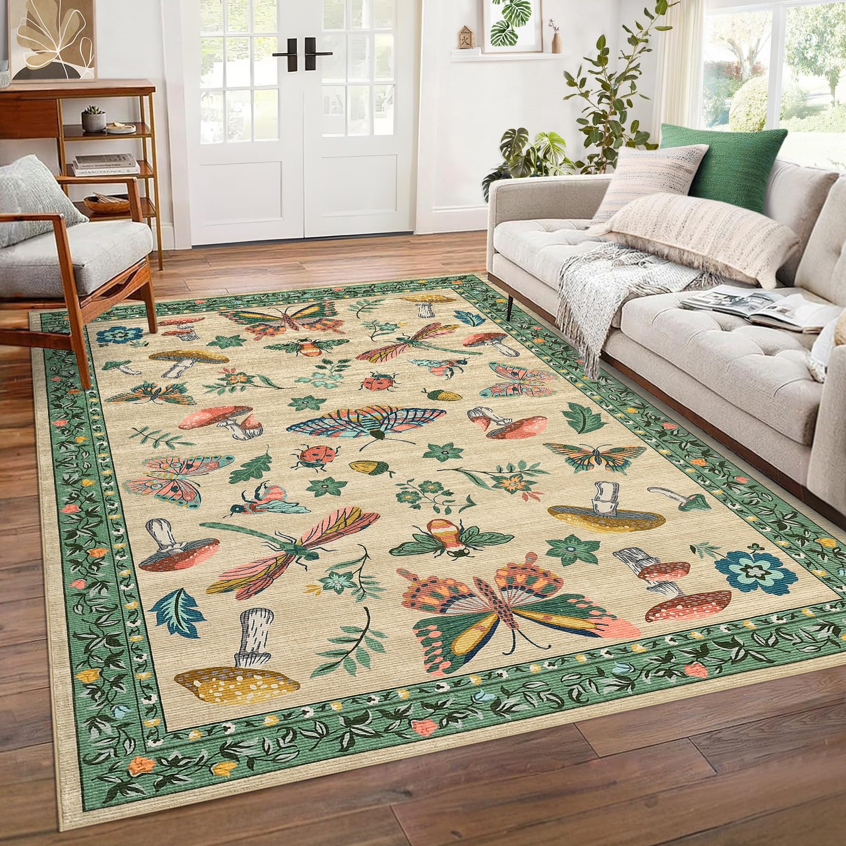 ROYHOME Mushroom Rug