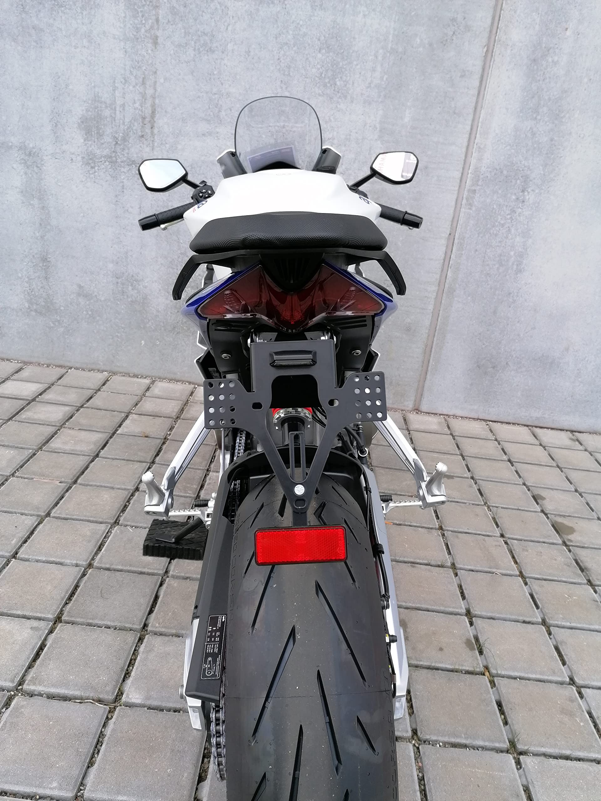 Kennzeichenhalter GroFaTec Evo Set für Aprilia RS 660 2021-2025 Kennzeichenträger Tuono rs660 Racer Twin Nummernschild kurzes Heck Heckumbau
