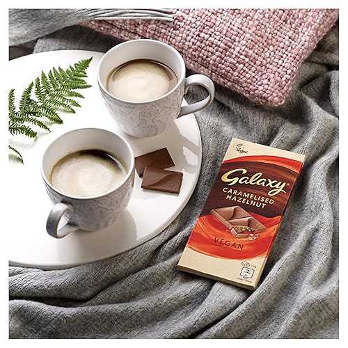 Miniatura 4 de Galaxy Vegan Chocolate con avellana caramelizado 3.53 oz x 6 (3.5 onzas x 6)