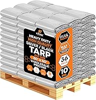 Vista 33 de Xpose Safety - Lona de poliéster resistente, 0.394 pulgadas de grosor, resistente al agua, con protección contra rayos UV, reversible