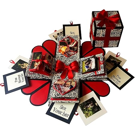 Crack Of Dawn Crafts 3 Layered Romantic Explosive Box with Spin The ...