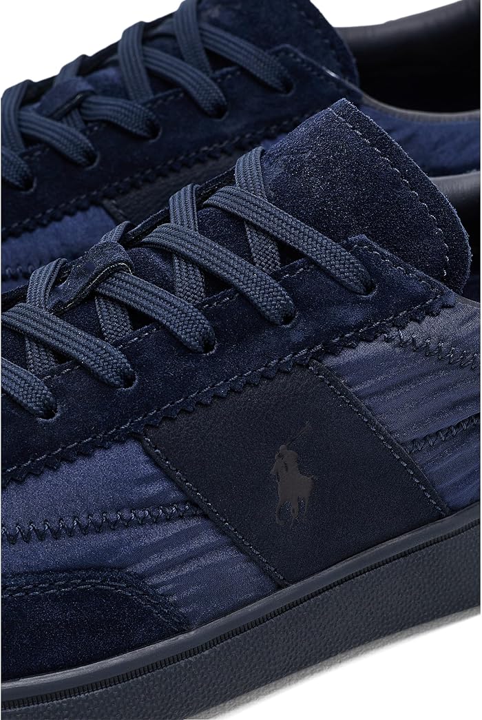 Мужские кроссовки Polo Ralph Lauren Bedford Suede-Paneled Sneakers — фото 3