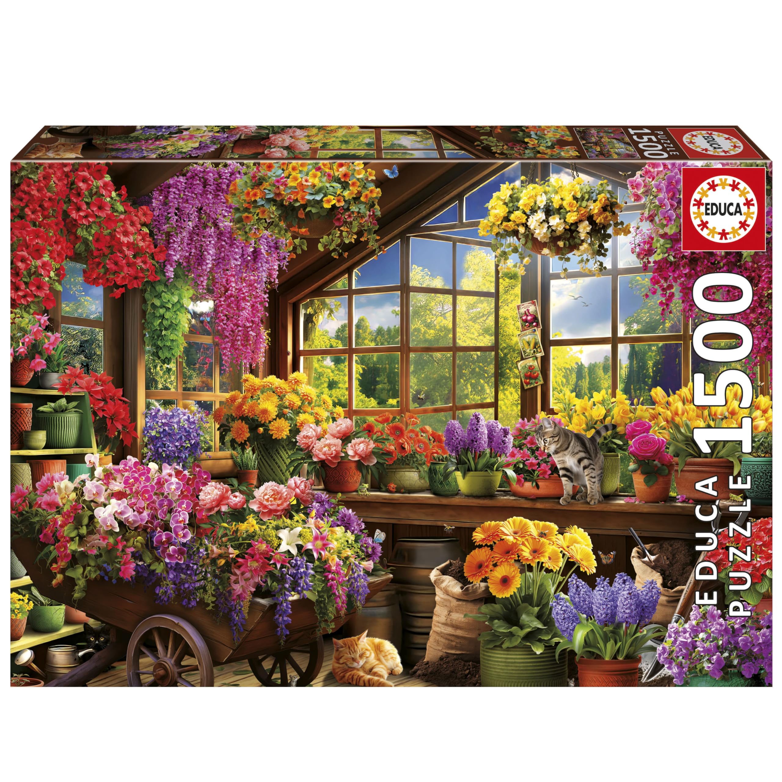 Educa - Puzzle de 1500 pièces pour Adultes | Abri de Jardin | Dimensions : 85 x 60 cm | À partir de 14 Ans (20567)