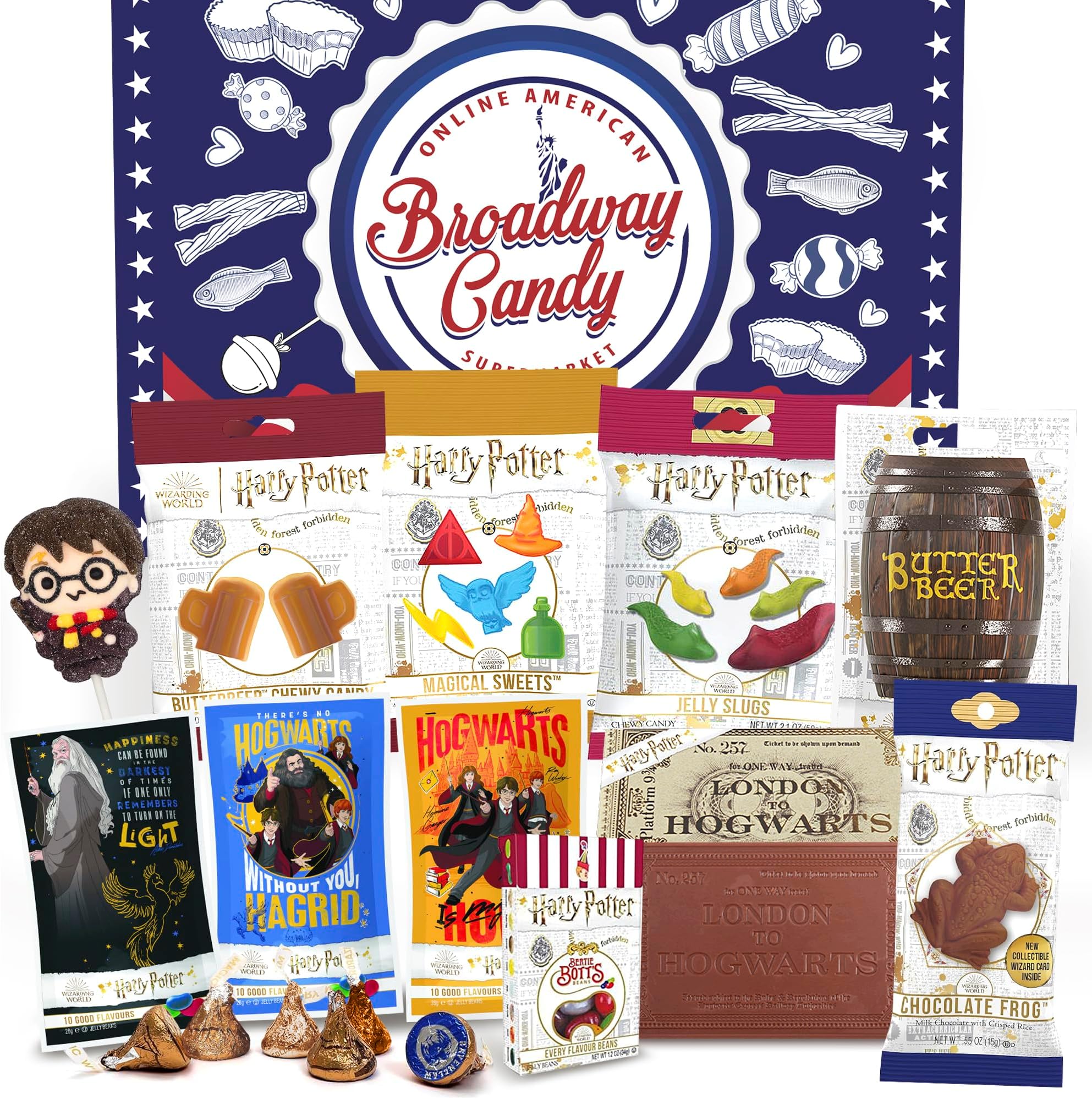 Broadway Candy Gift Box Hamper 8 Magical Harry Potter Treats