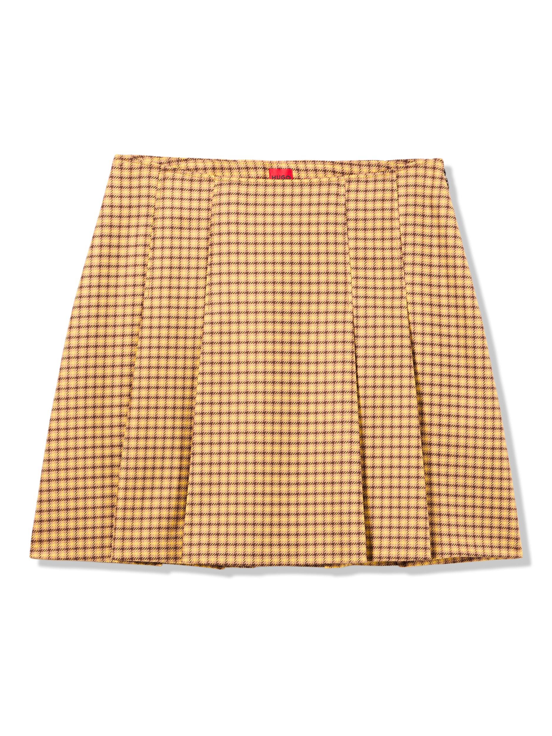 Jupe HUGO Roballo Mini Check Élégante pour le Bureau et Sorties - 4