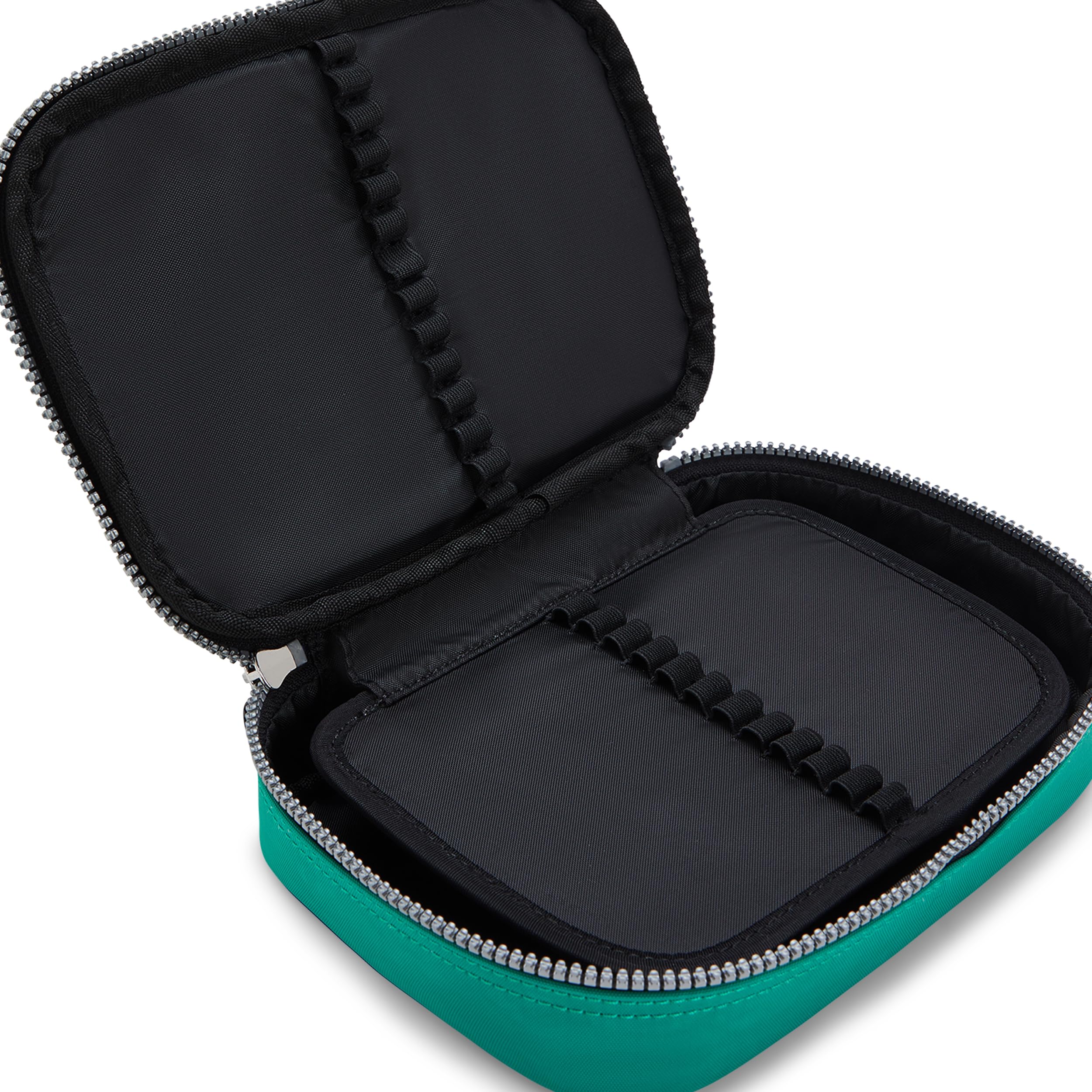 Kipling 100 Pens Astuccio, Organizer Astuccio Grande Leggero con Scomparti Multipli, Resistente Porta Accessori per Scuola & Viaggio - Escape Blue Bl