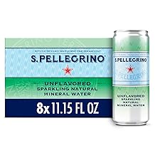 S.Pellegrino Sparkling Natural Mineral Water, 11.15 Fl Oz pack of 8