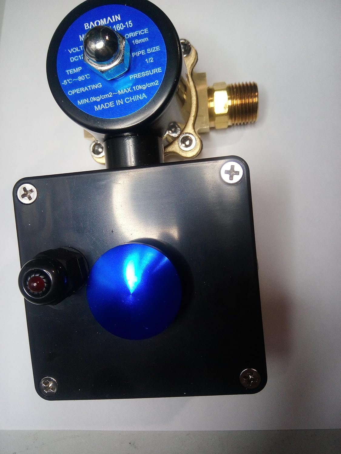 Generic Smart Shower Timer with Shut Off Valve - Black Or Blue