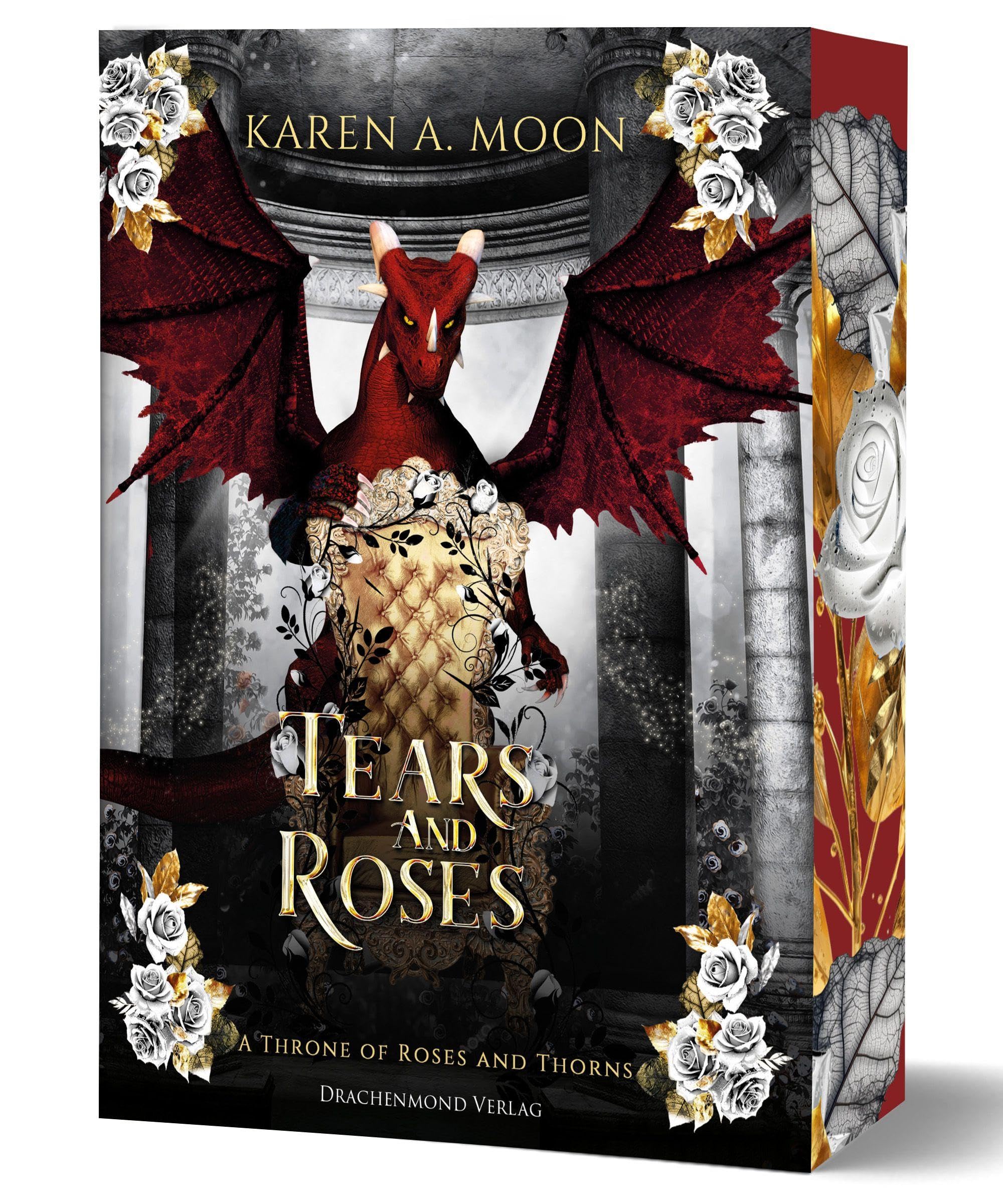 Tears and Roses: Der dritte Band der epischen Romantasy-Saga mit Drachen und Drachenreitern | Softcover mit Farbschnitt-Garantie
