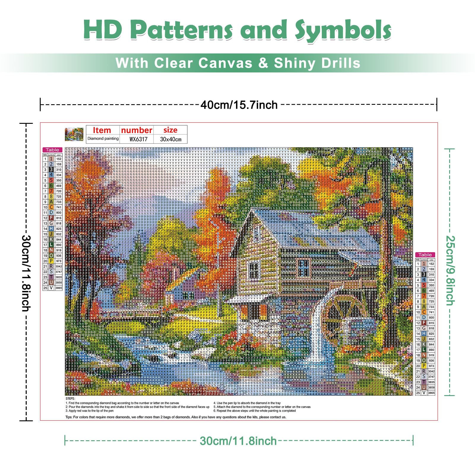 QENSPE 5D Diamond Painting Spiaggia Kit per Diamond Painting Adulti