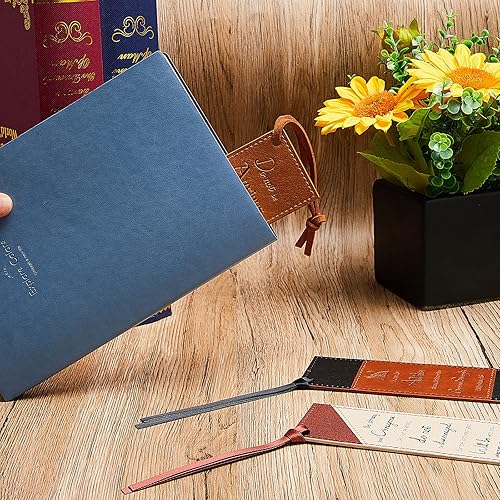 Miniatura 5 de 3 marcadores cristianos para mujeres y hombres, marcadores religiosos para el Día del Padre, portada de la Biblia, casas de apuestas de piel