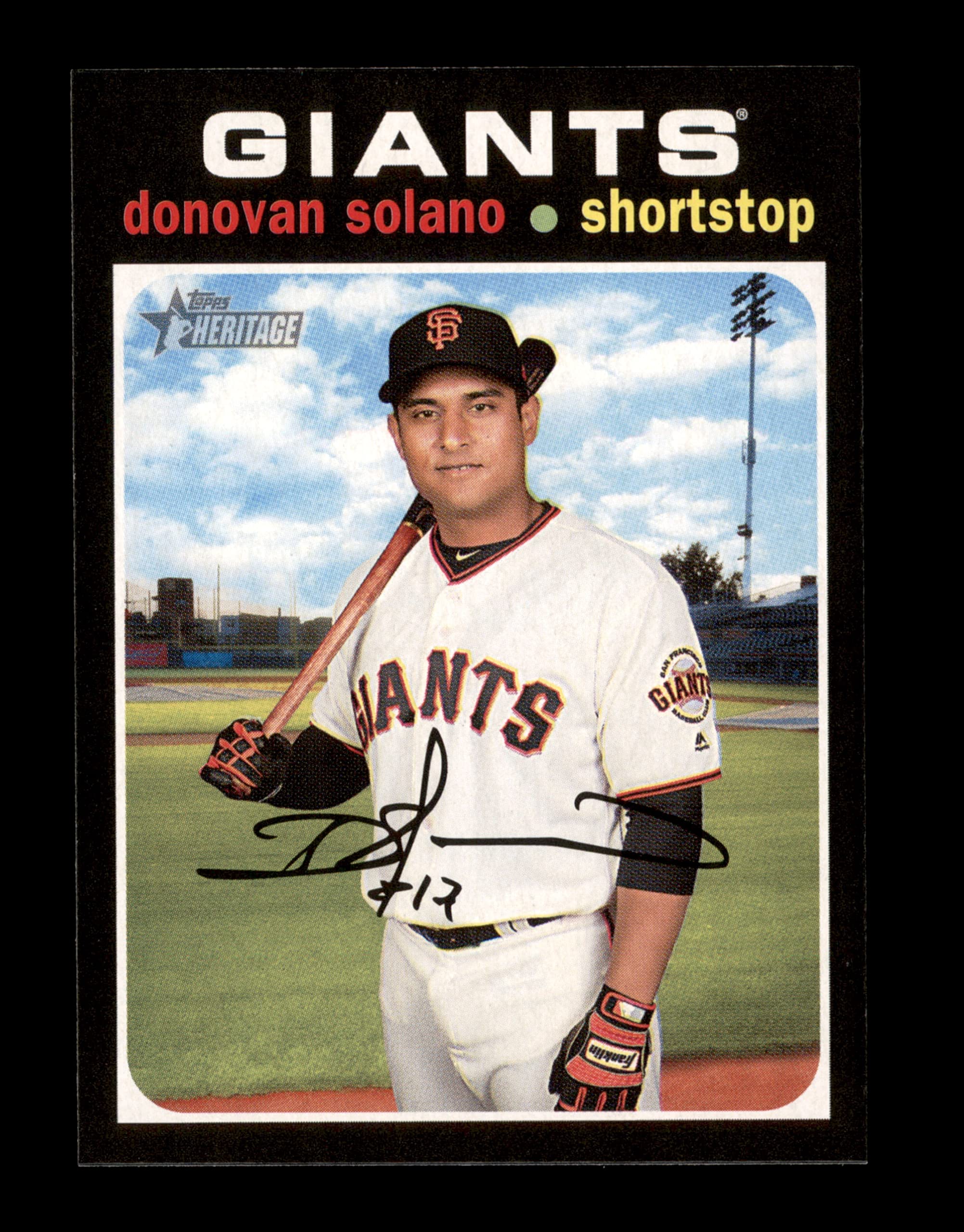 Amazon.com: 2020 Topps #9 Donovan Solano San Fransico Giants (Baseball  Card) NM/MT Giants : Everything Else