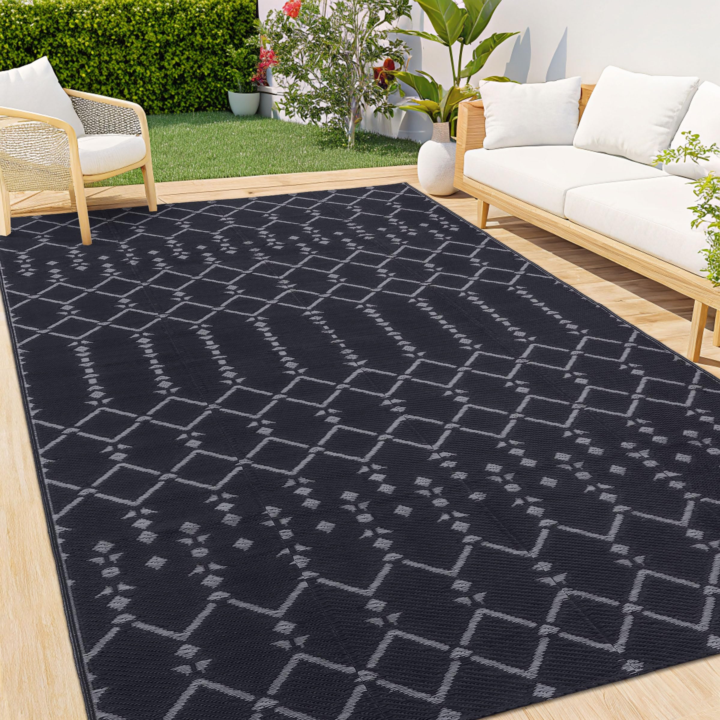 Homaxy Outdoor Teppich, BoXiMiYa