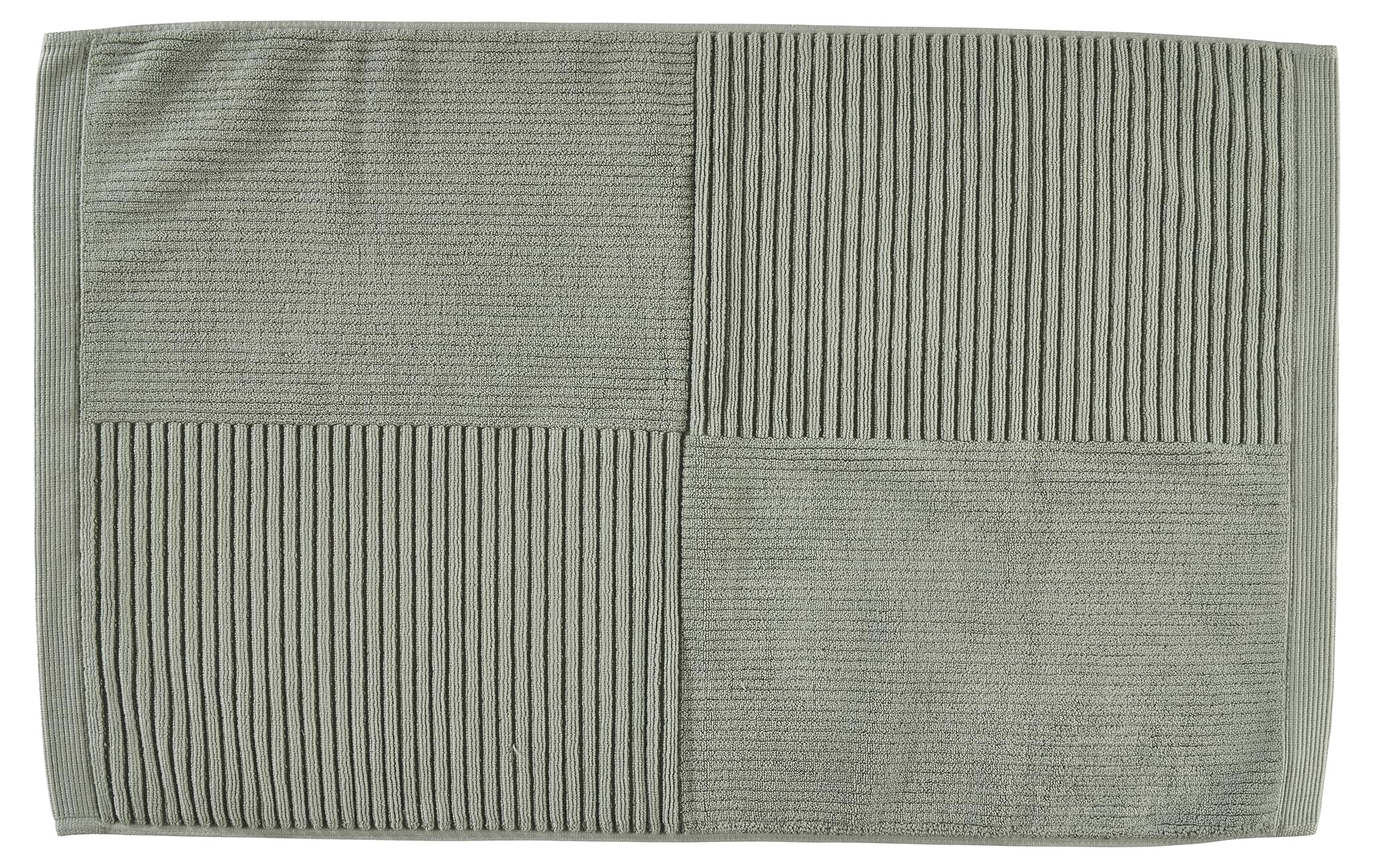 Tapis de bain Zone Denmark Classic 80x50cm eucalyptus en coton de qualité