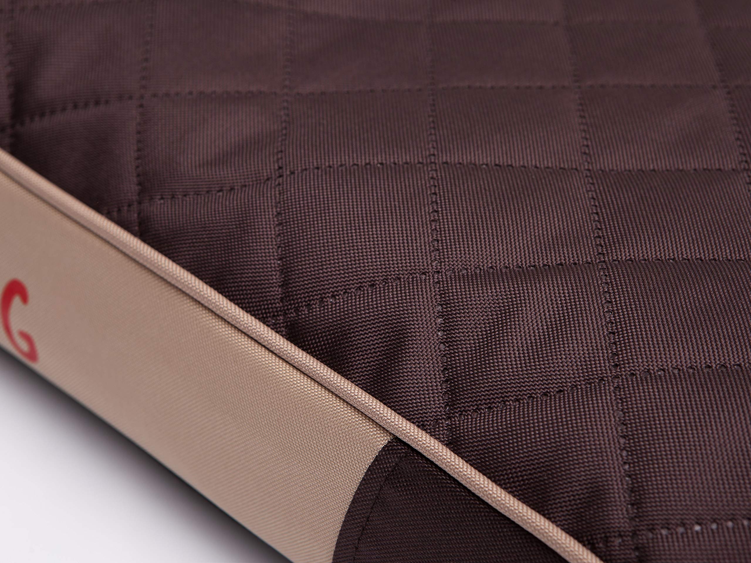 Cama Perro - Cuna para Perros para Dormir, con Funda de Cordura Extraíble (Lavable a 30°) - para Perros Pequeños y Grandes - Sofa para Perros - 118 x 78 cm - Marron Oscuro