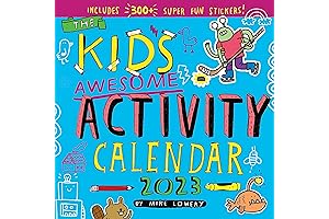 Awesome Baby Yoda Activity Wall Calendar 2023