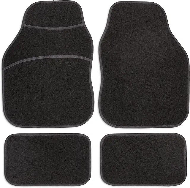 Universal Automatten Set für Kleinwagen - Graue Einfassung, Linkslenker (LHD)