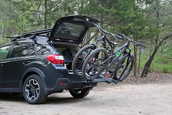 Kuat NV Base 2.0 Hitch-Mounted 2-Bike Rack | Mountain, Road, Gravel Bike, or E-Bike Compatible, No-Tool Install, Pivot System, All-Metal Robust Construction