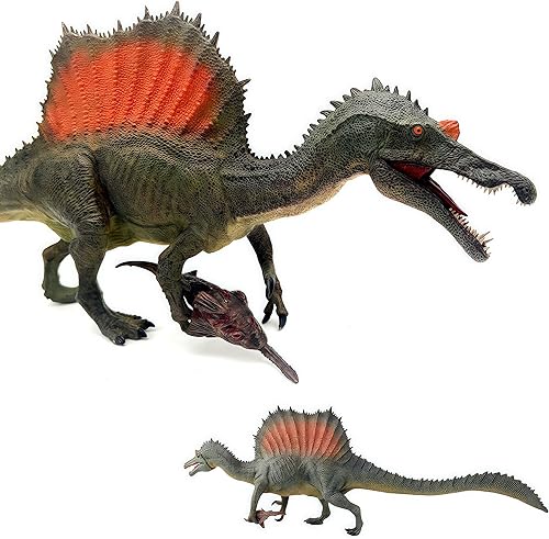 Gemini&Genius Dinosaur Toys - Figuras de juguete de Spinosaurus, 20 pulgadas de longitud, figura de acción de dinosaurio de gran tamaño con