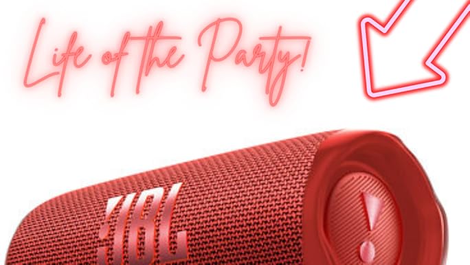 JBL ポータブルウォータープルーフスピーカー JBL Flip 6 Red JBL Flip 6 Waterproof Portable Bluetooth Speaker - Pair (Red