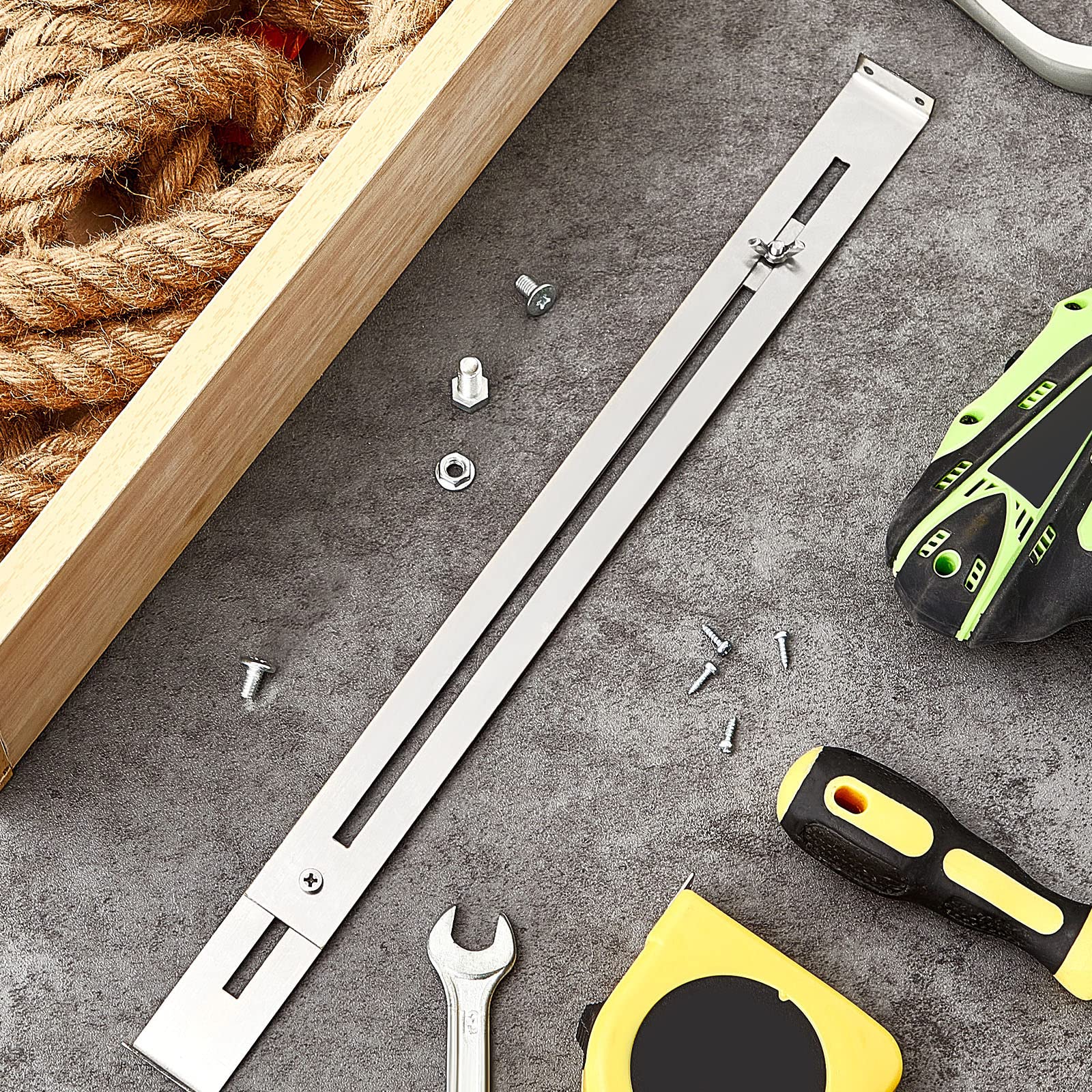 Hotop Drawer Repair Kit Fix 4 Sets Replacement Drawers Accessories Metal Kitchen Brackets Mend