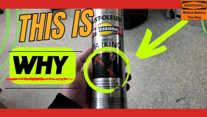 タンカペイント Rust-Oleum 2554838-6PK Professional Inverted Marking Spray