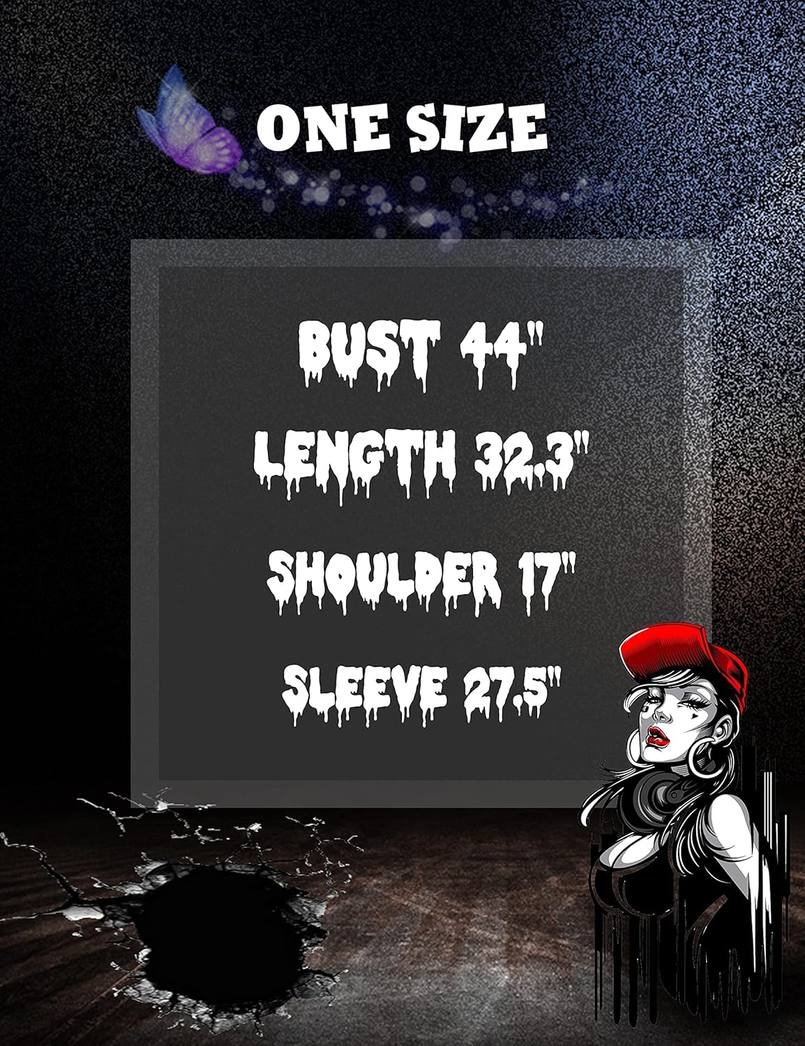 Zhiyouni Punk Gothic Sweater for Women Men Hollow Out Loose Knit Pullover Tops - Image 7