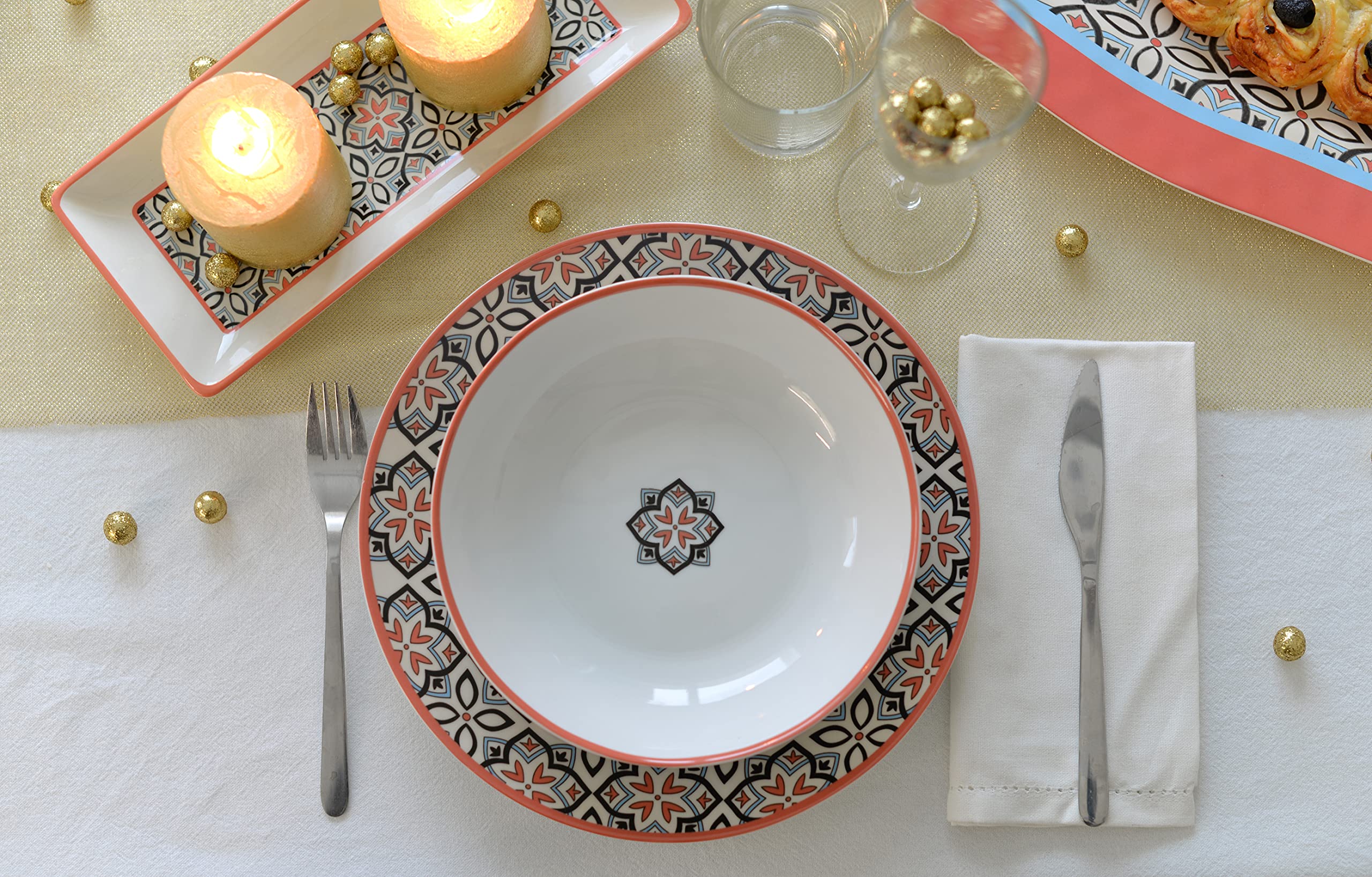 Set Porcellana Egan 'Le Casette' - Design Italiano, Avorio, Lavastoviglie E Microonde - Foto 6