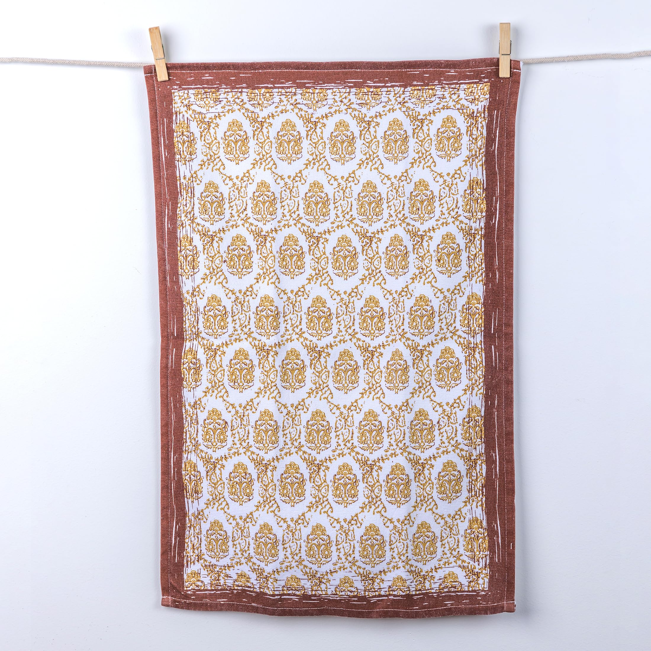 DII Basic Everyday Lot De 6 Torchons De Cuisine En Tissu éponge 100% Coton, Lavables En Machine, Ultra Absorbants, 30,5 X 30,5 Cm, Motif De Fenêtre