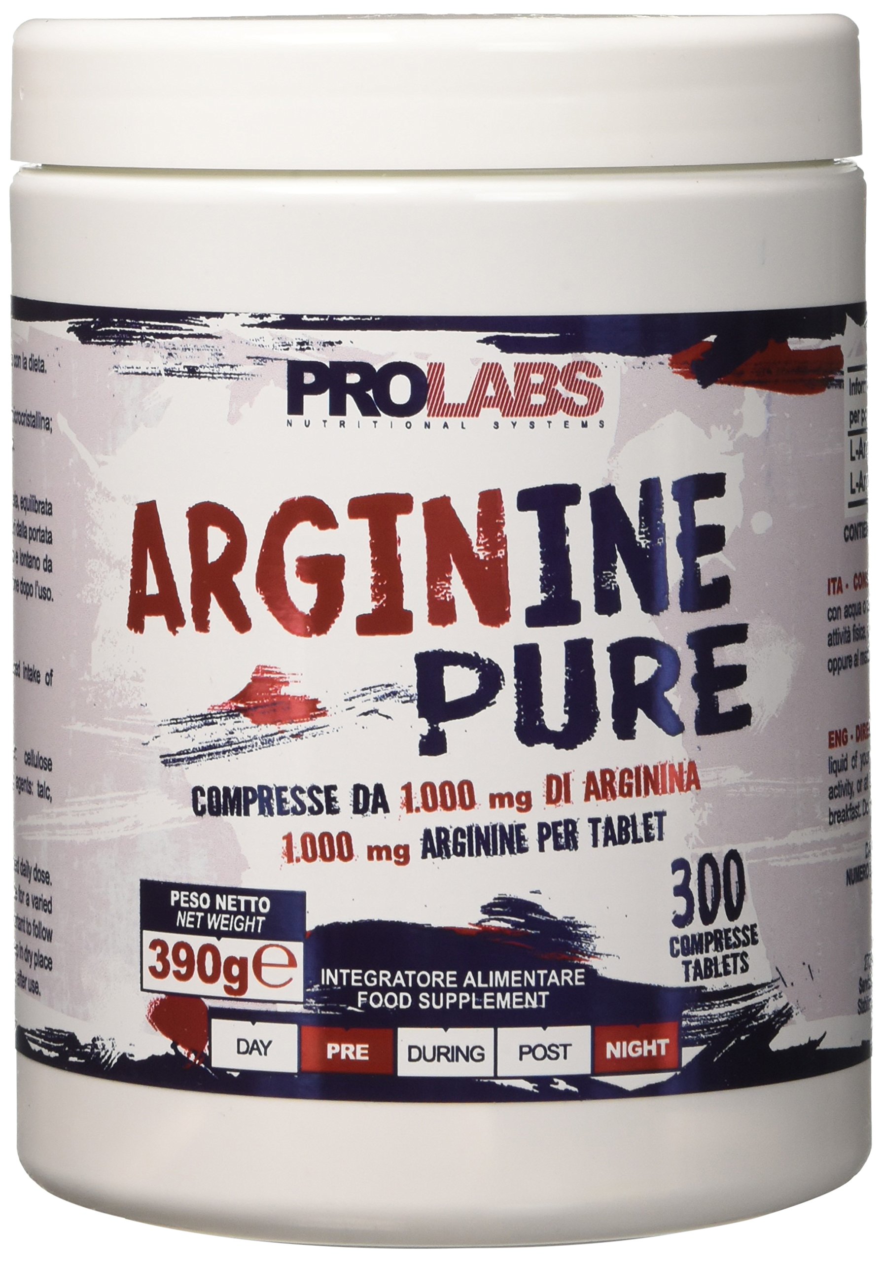 Prolabs Arginine Pure - Barattolo da 300 cpr